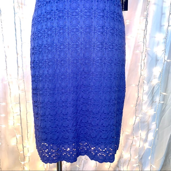 🆕 RONNI NICOLE ⭐️ Feminine Lace Spring Dress - Picture 4 of 10